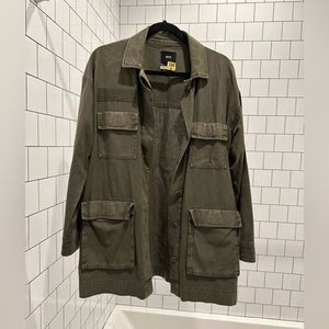 BDG urban outfitters green military style jacket small